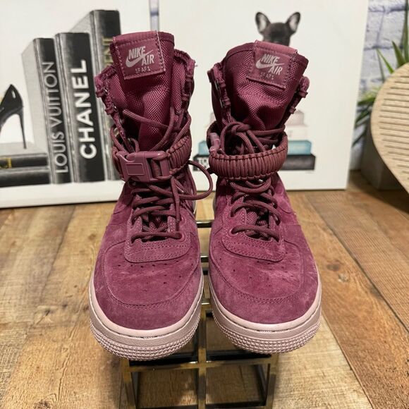 Women’s SF Air Force 1 'Vintage Wine' size 9 - Picture 12 of 14
